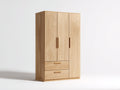 Armadio - Legno - 140x55x200 cm - Rovere naturale - Moderno