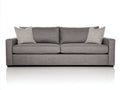 Divano lineare-Tessuto-280x100x85 cm-Grigio-Design moderno